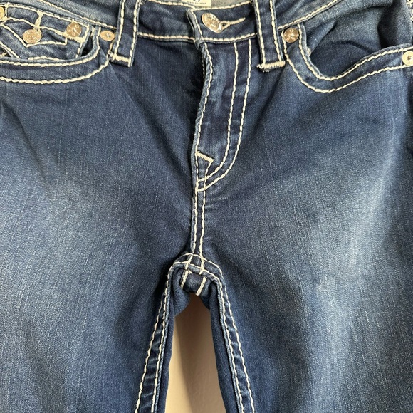 True Religion Women's Blue Denim Curvy Skinny Stretchy Jeans Size 27 - Picture 6 of 12